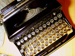 Vintage typewriter